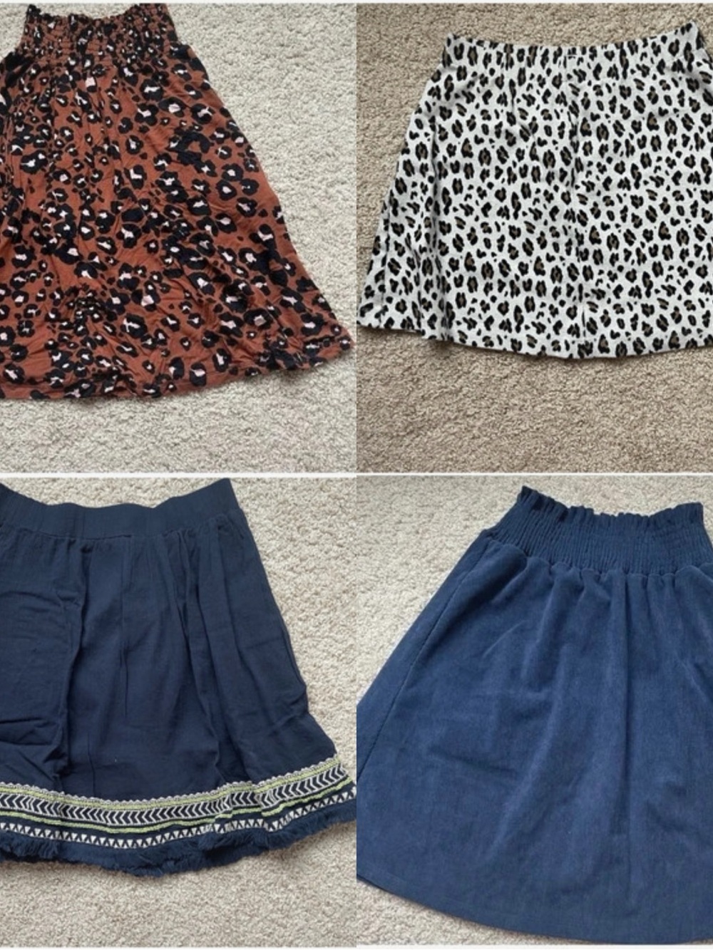 LOFT & Merrick White skirt bundle (S/XS)